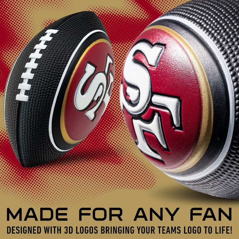 NFL Air Tech Mini Football 49ERs, Franklin Sports NFL Air Tech Mini Football 49ERs