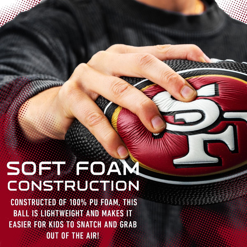 NFL Air Tech Mini Football 49ERs, Franklin Sports NFL Air Tech Mini Football 49ERs
