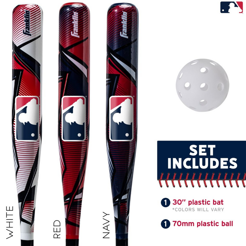 MLB Slammin Bat & Ball, Franklin Sports MLB Slammin Bat & Ball