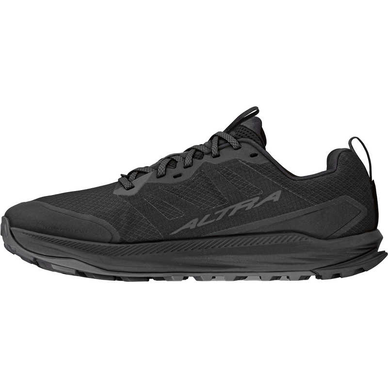 Men's Lone Peak 9, Altra Lone Peak 9 in Black right inside profile