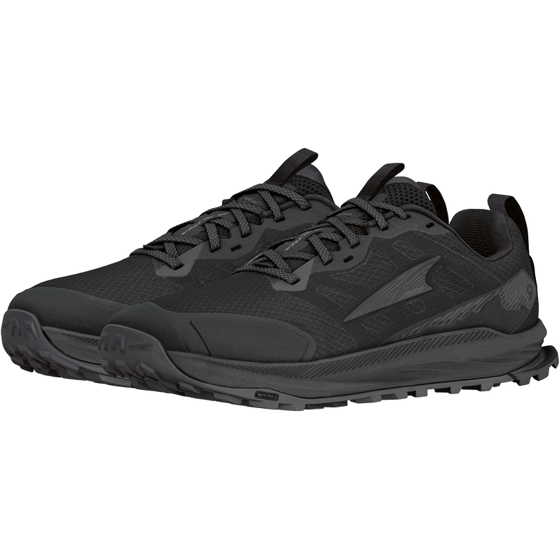 Men's Lone Peak 9, Altra Lone Peak 9 in Black pair front left