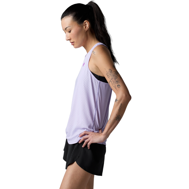 Women's Ice Perf Tank, Rabbit Women's Ice Perf Tank in 527 Pastel Lilac left