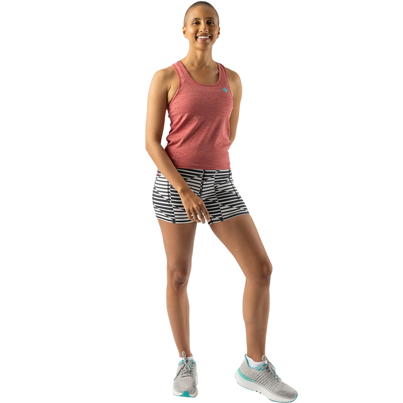 Women's Flow State Tank, Rabbit Women's Flow State Tank in 650-Scarlet Sage front