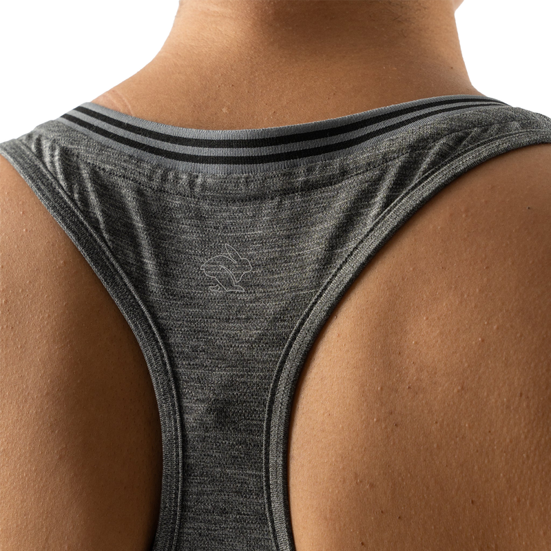 Women's Flow State Tank, Rabbit Women's Flow State Tank Back Logo