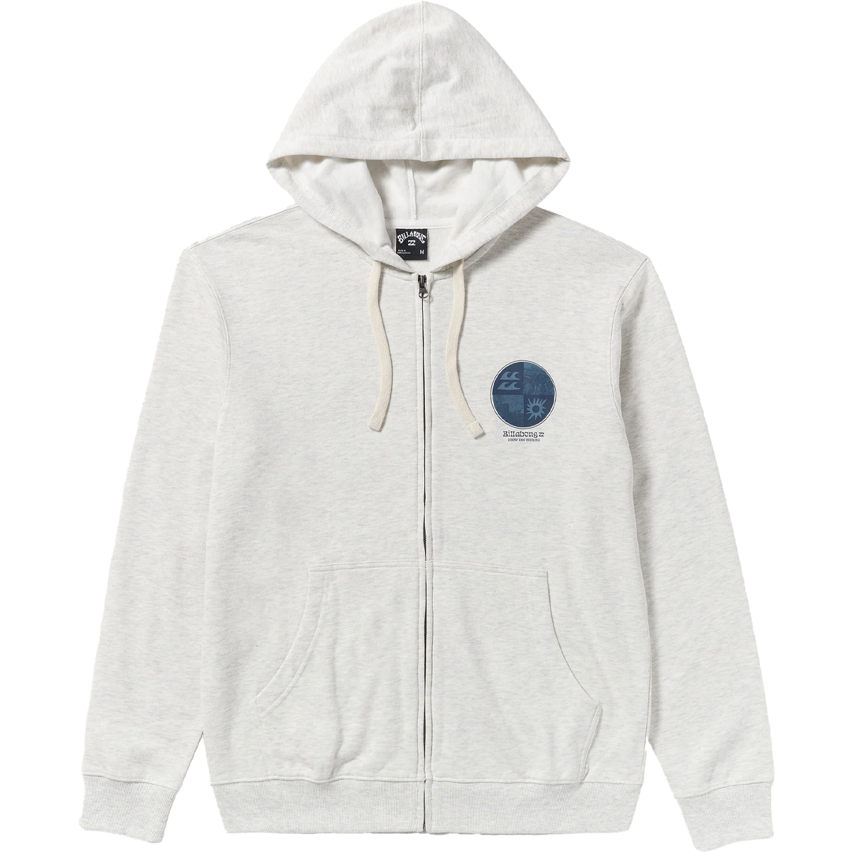 Billabong Twin Fins Zip front flat