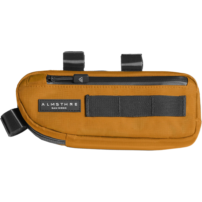 Compact Frame Bag, Almsthre Compact Frame Bag in California Gold left side