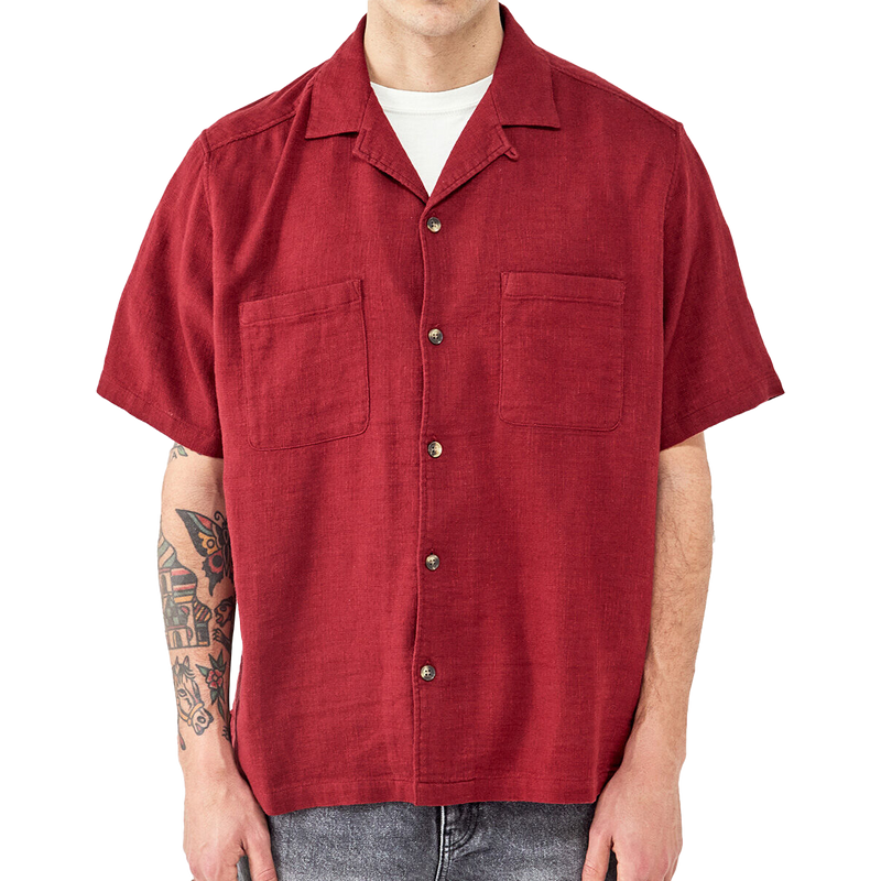 Men's Gauze Crinkle Shirt, Featured Image