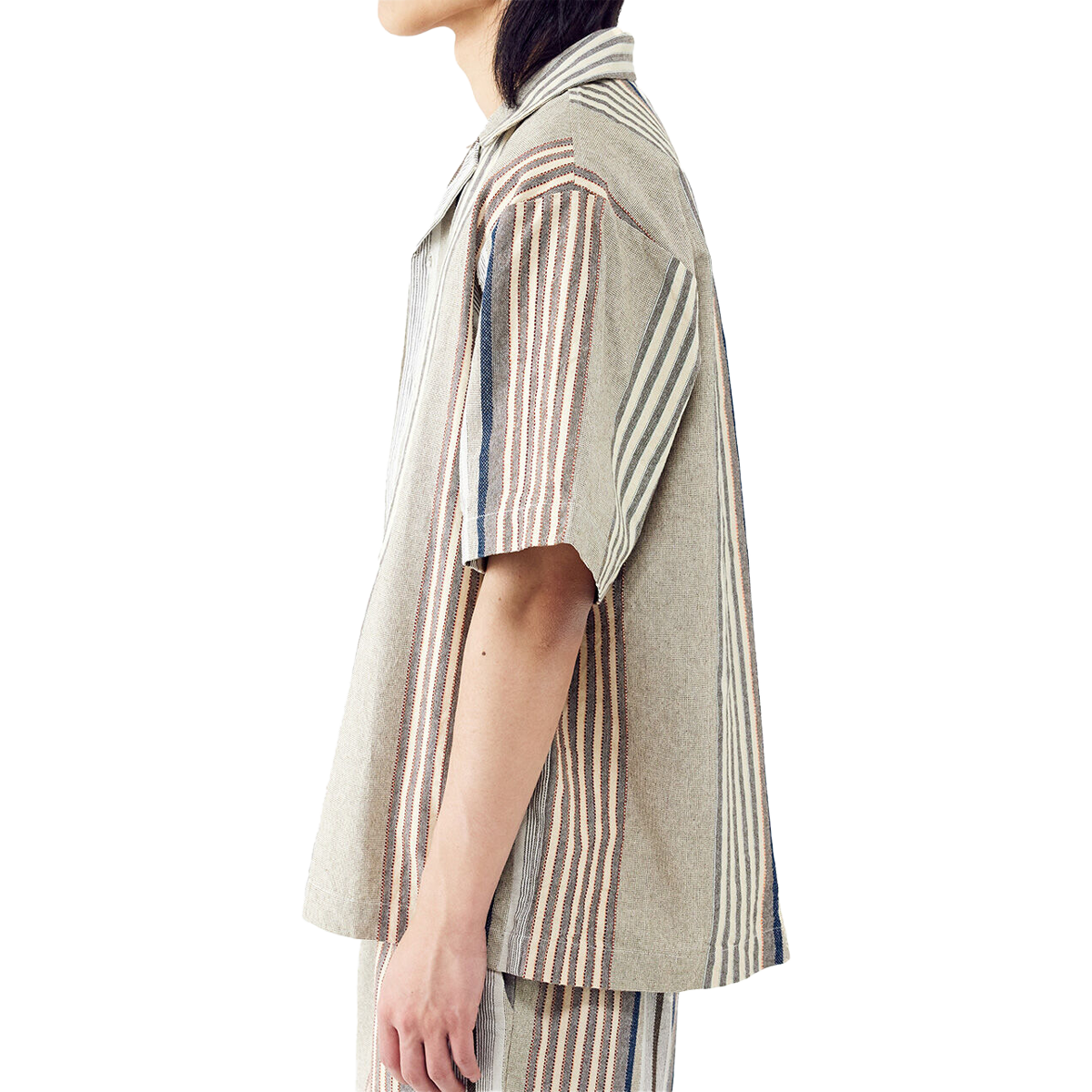 Men's Stripe Revere Shirt alternate view