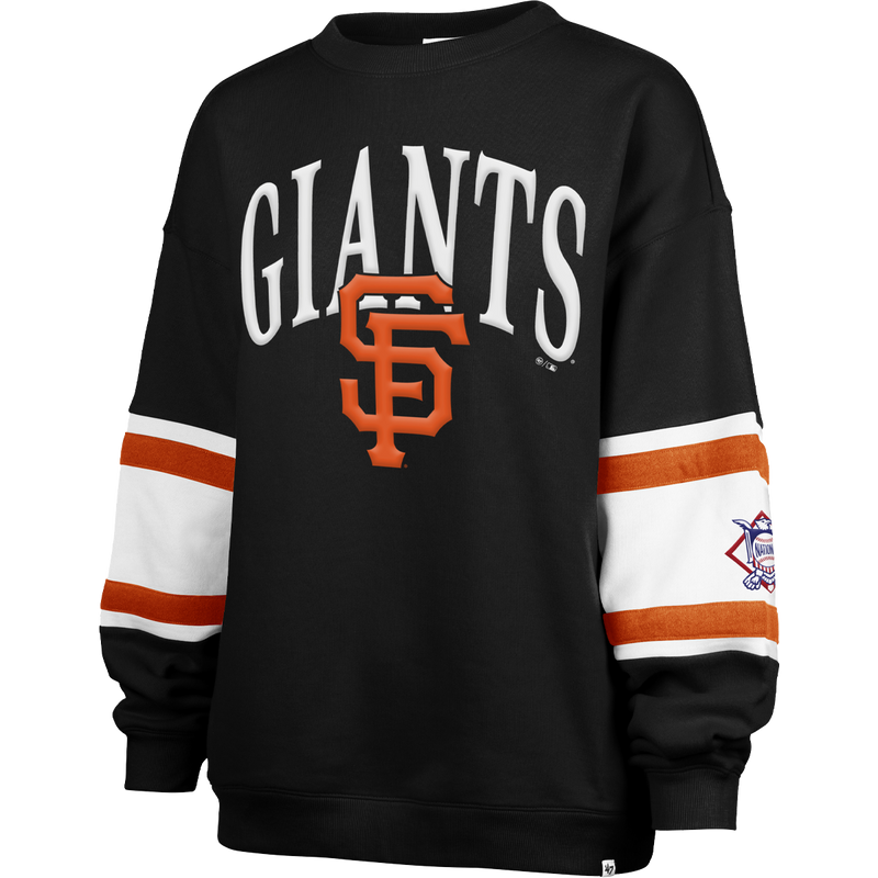 Women's Giants Steadfast Sleeve Paneled Crew, Featured Image