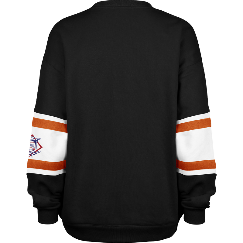 Women's Giants Steadfast Sleeve Paneled Crew, 47 Brand Women's Giants Steadfast Sleeve Paneled Crew back