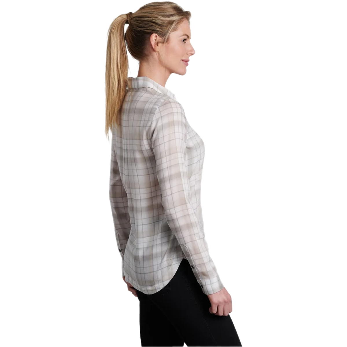 Kuhl Women's Hadley Long Sleeve in Light Khaki right