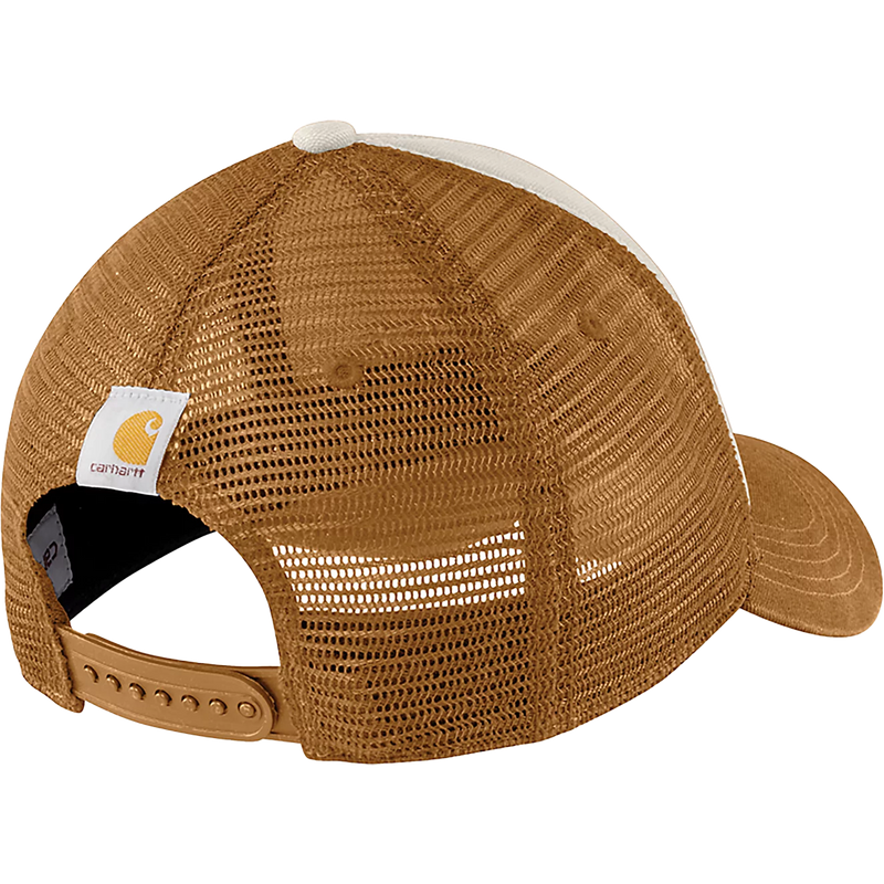 Men's Canvas Mesh-Back 1889 Patch Cap, Carhartt Men's Canvas Mesh-Back 1889 Patch Cap Back