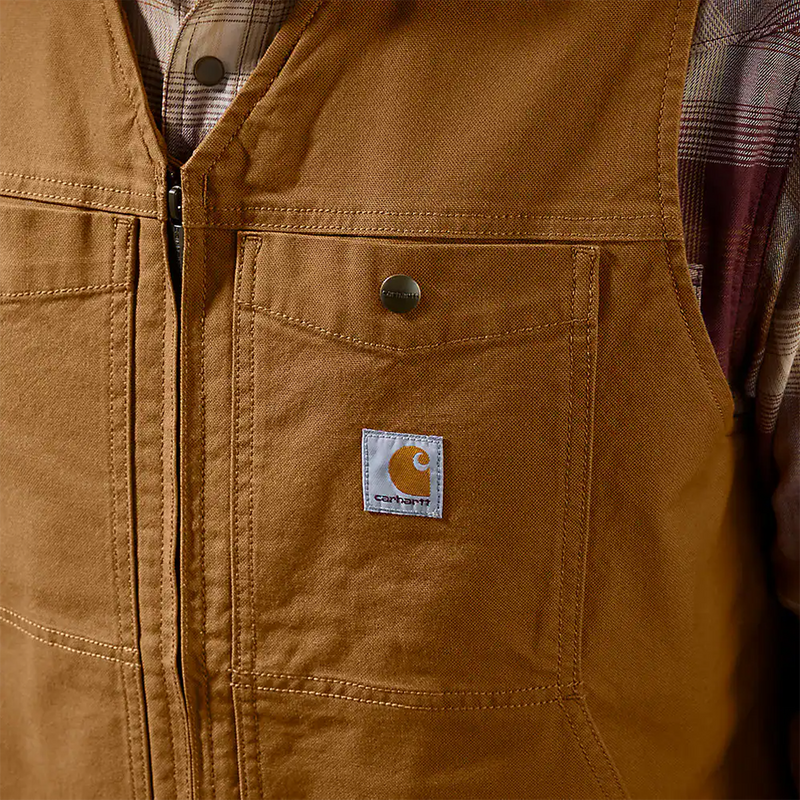 Men's Montana Relaxed Fit Duck Vest, Carhartt Men's Montana Relaxed Fit Duck Vest Front Chest Pocket