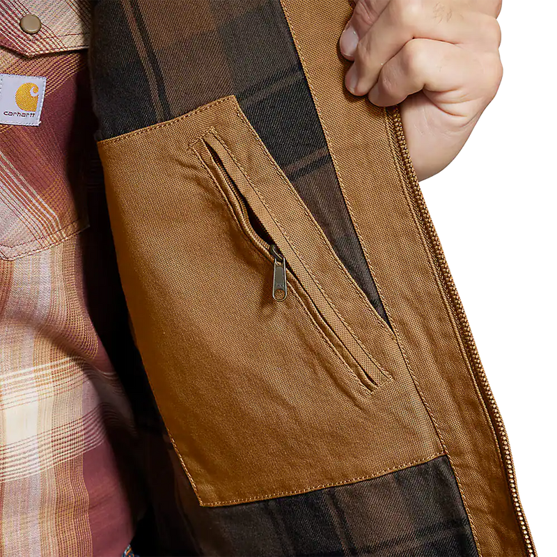 Men's Montana Relaxed Fit Duck Vest, Carhartt Men's Montana Relaxed Fit Duck Vest Inside Left Chest Pocket