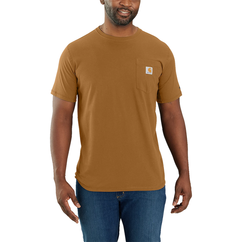Men's Force Midweight Short Sleeve Pocket T-Shirt, Featured Image