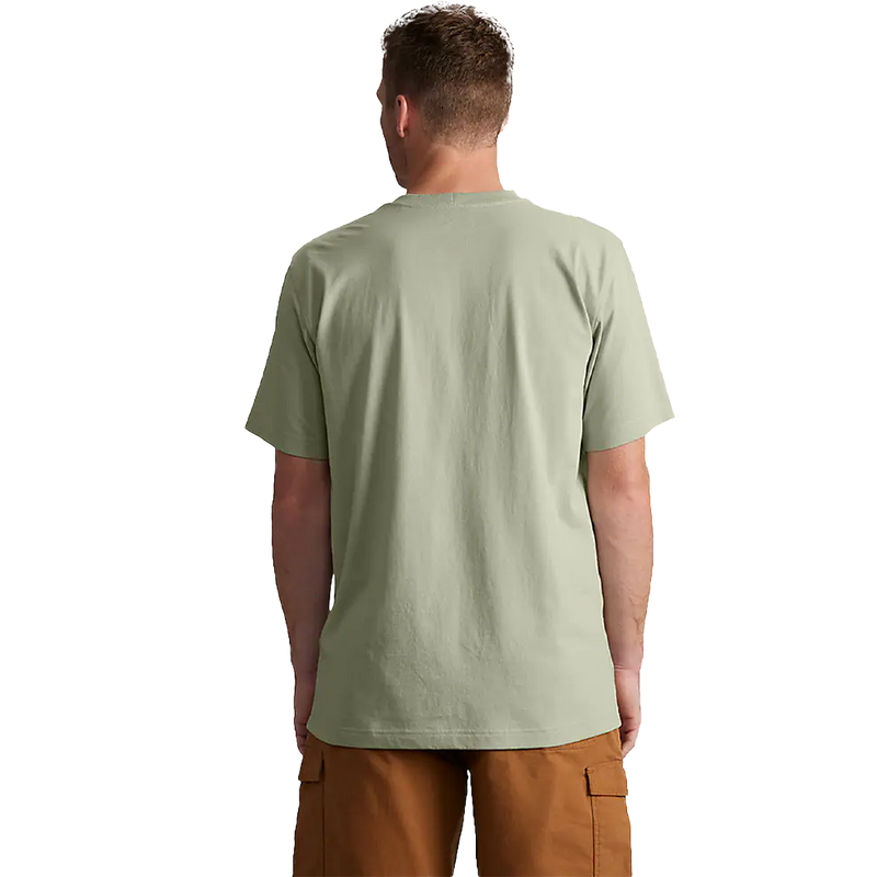 Men's Leightweight Short Sleeve Script Patch T-Shirt, Carhartt Men's Leightweight Short Sleeve Script Patch T-Shirt Back