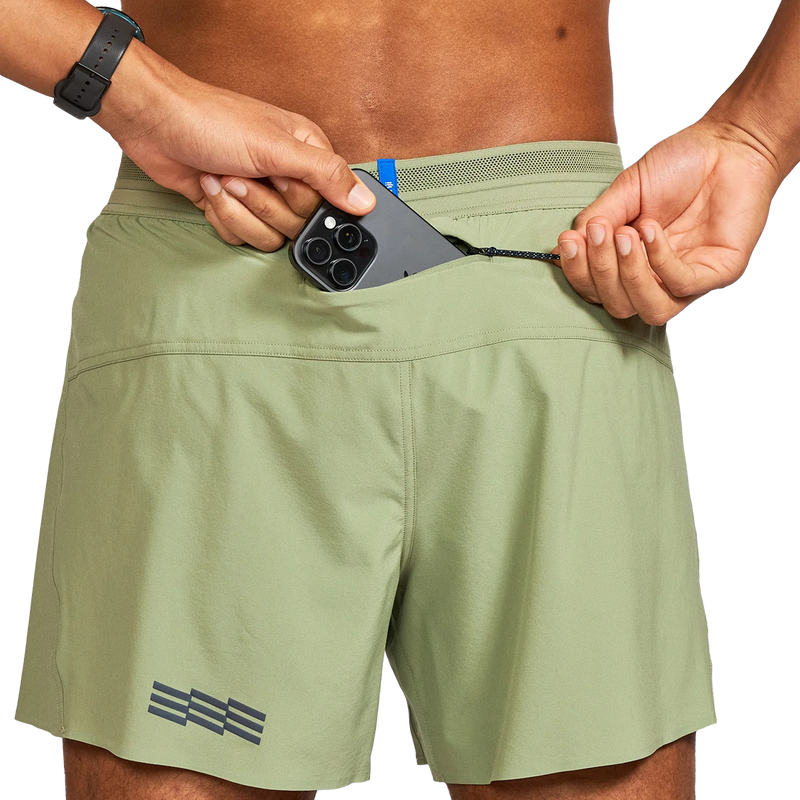 5" Men's AFO Middle Short, Janji Men's 5" AFO Middle Short Back Pocket