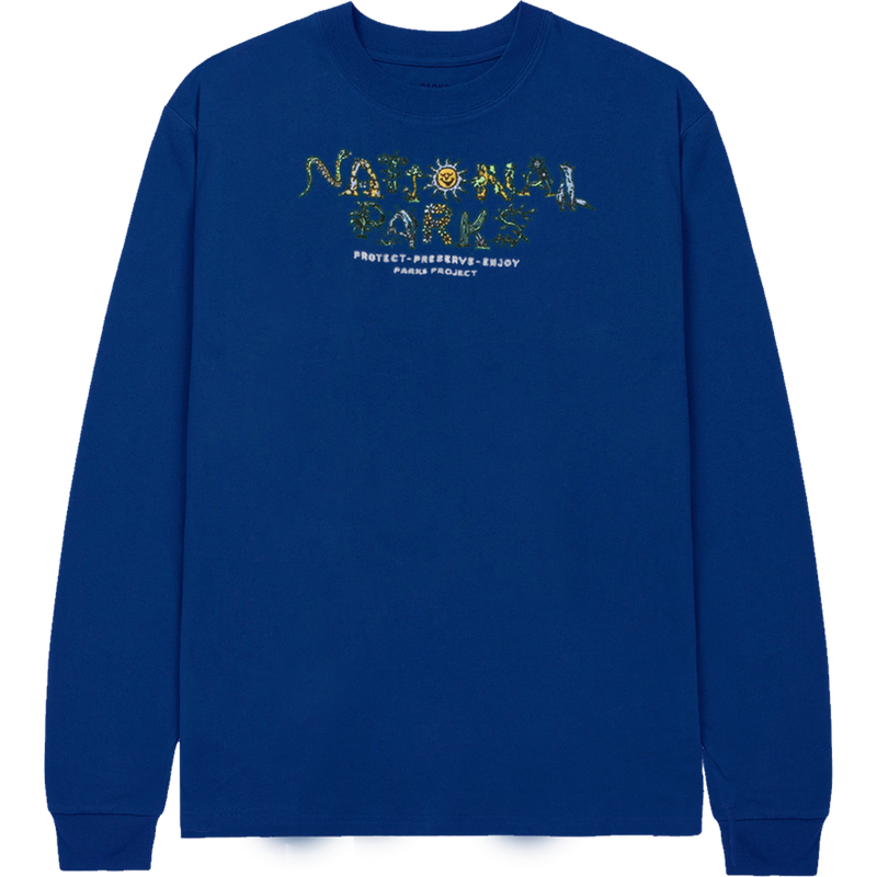 Parks Project National Parks 90s Doodle Long Sleeve in Navy