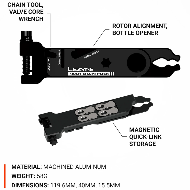 Multi Chain Pliers, Lezyne Multi Chain Pliers specs