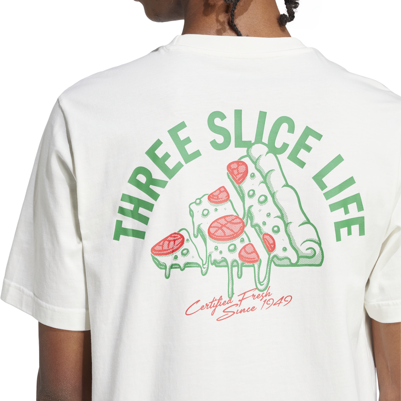 Men's Pizza Tee, Adidas Men's Pizza Tee Back Graphic