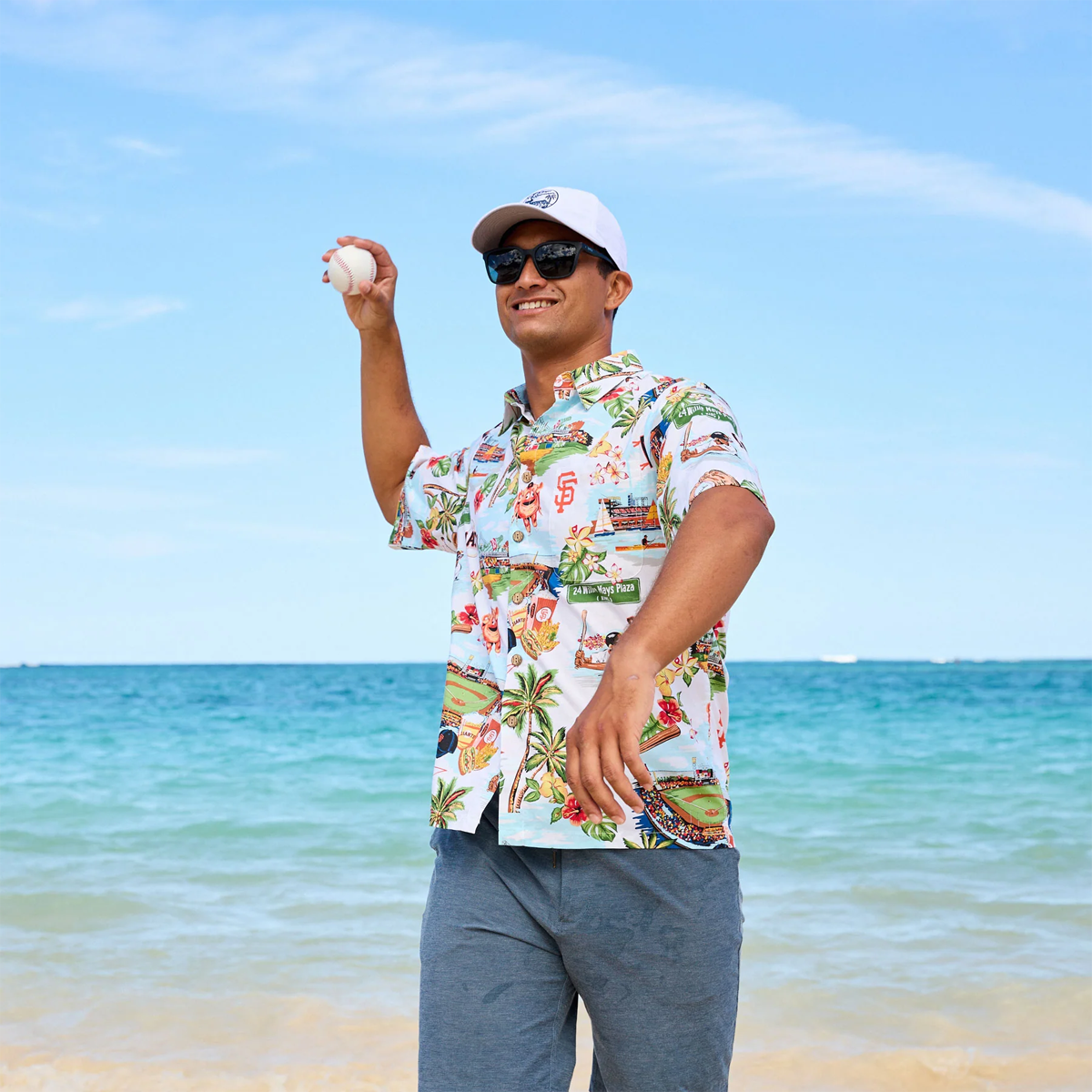 Men's Giants Scenic Button Down alternate view
