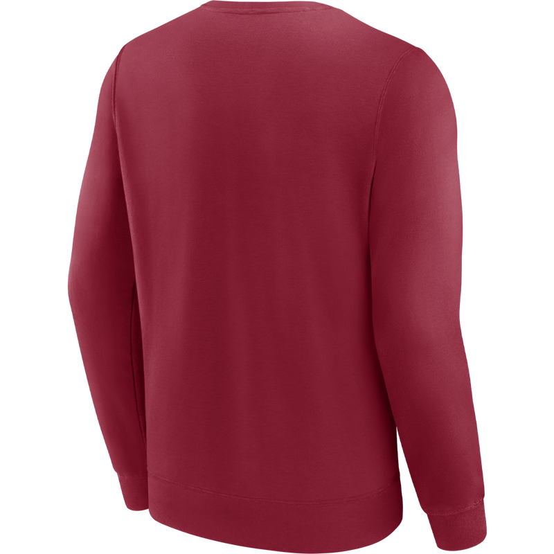 Men's 49ers Varsity Letter Long Sleeve Crew, Fanatics Men's 49ers Varsity Letter Crew back
