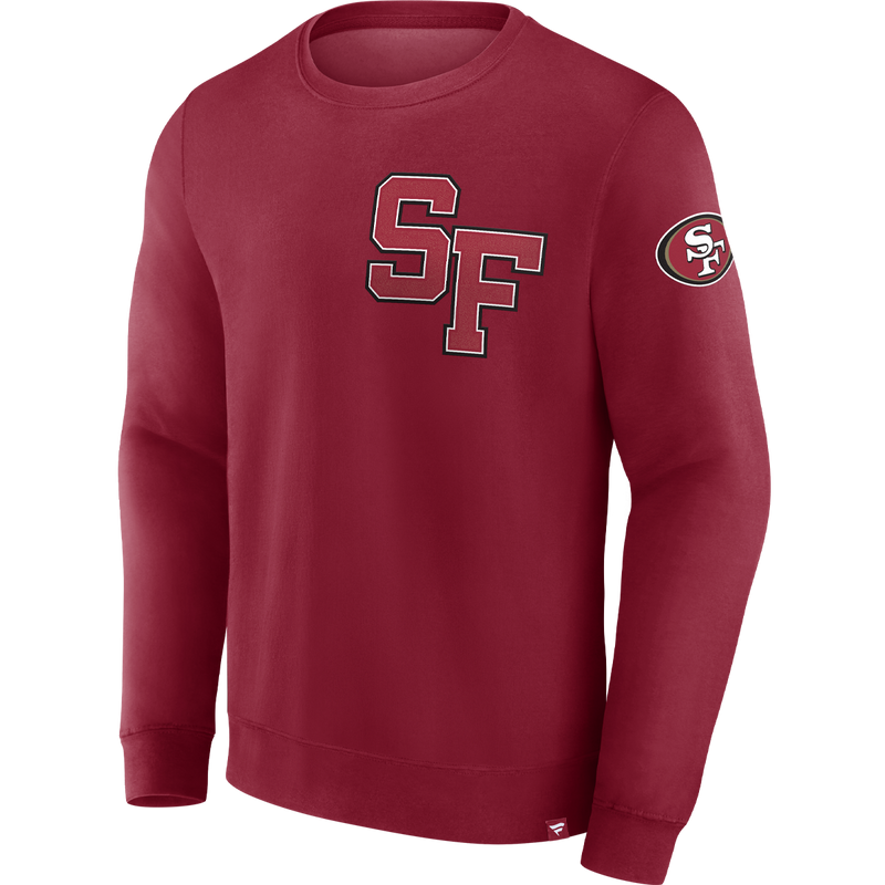 Men's 49ers Varsity Letter Long Sleeve Crew, Featured Image