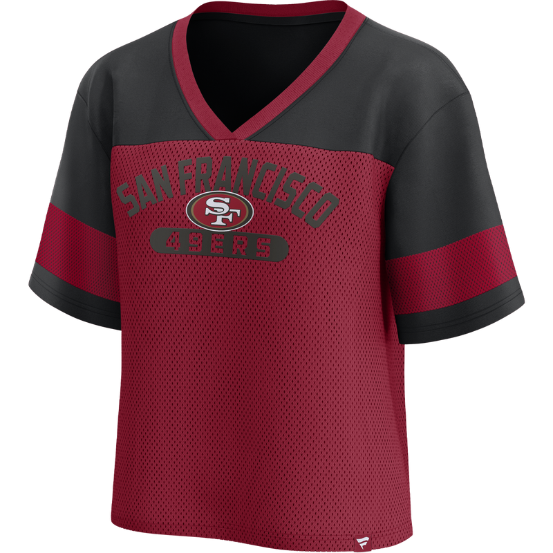 Women's 49ers Homeschool Jersey Poly Short Sleeve, Featured Image