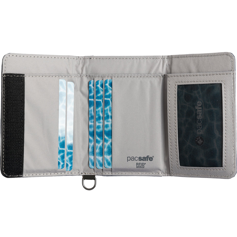 RFIDsafe Trifold Wallet, Pacsafe RFIDsafe Trifold Wallet open