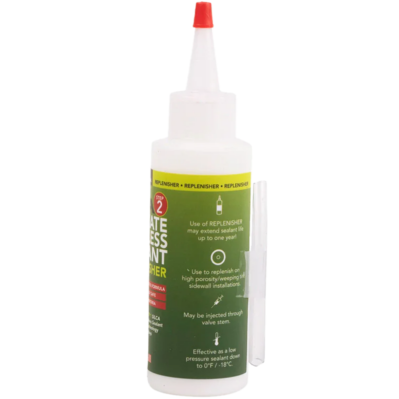 Ultimate Tubeless Sealant 4 oz Replenisher, Silca Ultimate Tubeless Sealant 4 oz Replenisher Use Instructions