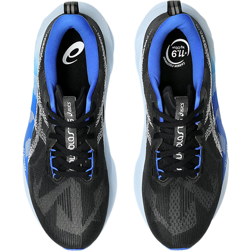 Men's NovaBlast 5, Asics Men's NovaBlast 5 in 001-Black/White pair top