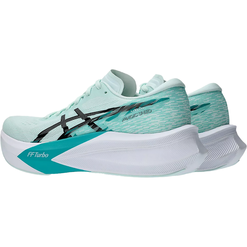 Women's Magic Speed 4, Asics Women's Magic Speed 4 in 400-Soothing Sea/Black pair left back