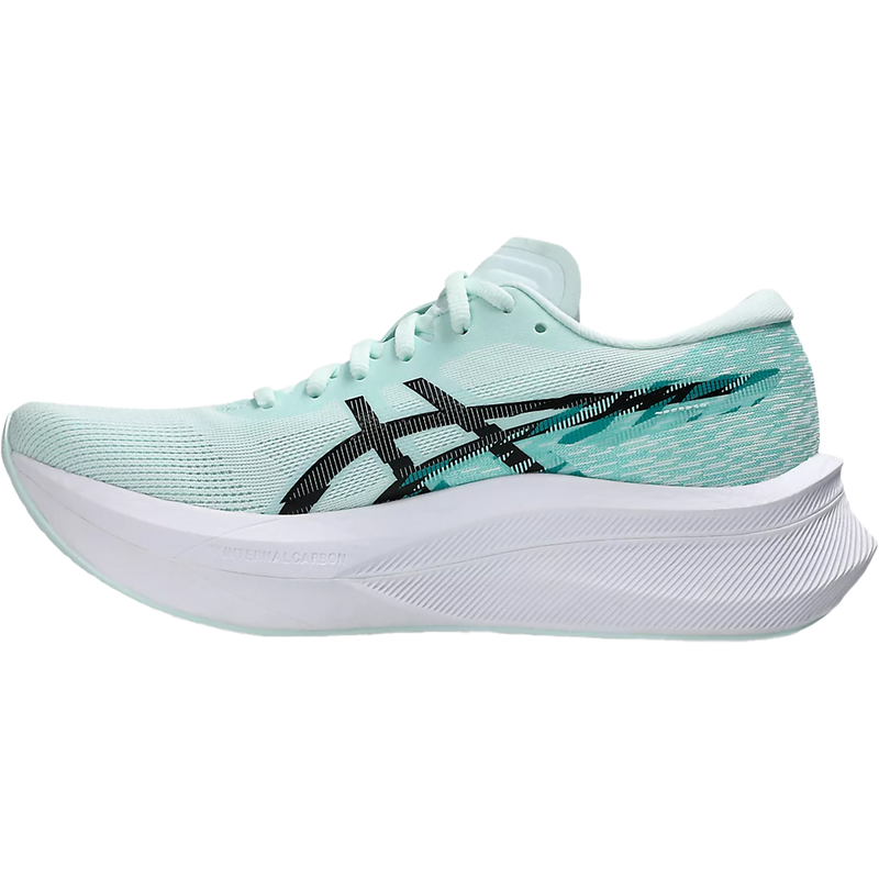Women's Magic Speed 4, Asics Women's Magic Speed 4 in 400-Soothing Sea/Black right inside profile