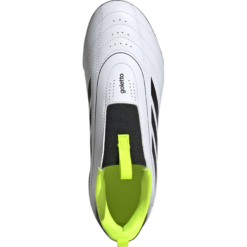 Youth Goletto IX FG/MG Laceless, Adidas Youth Goletto IX FG/MG Laceless top vertical view