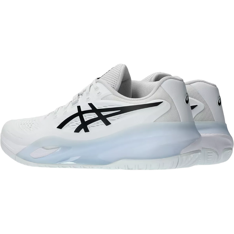 Men's Gel-Resolution X, Asics Gel-Resolution X in 100-White/Black pair right