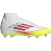 Adidas Women's F50 League FG/MG Mid in Cloud White / Lucid Red / Solar Yellow