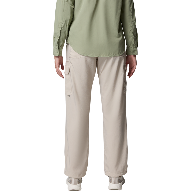 Women's Skien Valley Cargo Pant, Columbia Women's Skien Valley Cargo Pant in 278 Dark Stone back