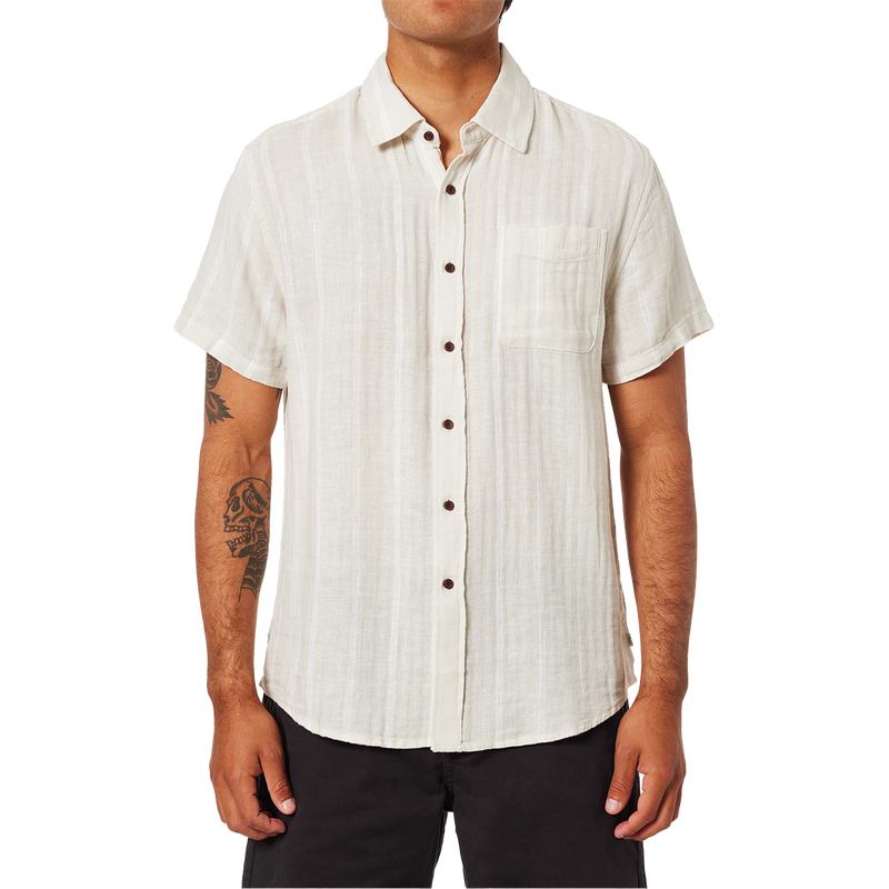 Men's Alan Shirt, Katin Alan Shirt in Moon front