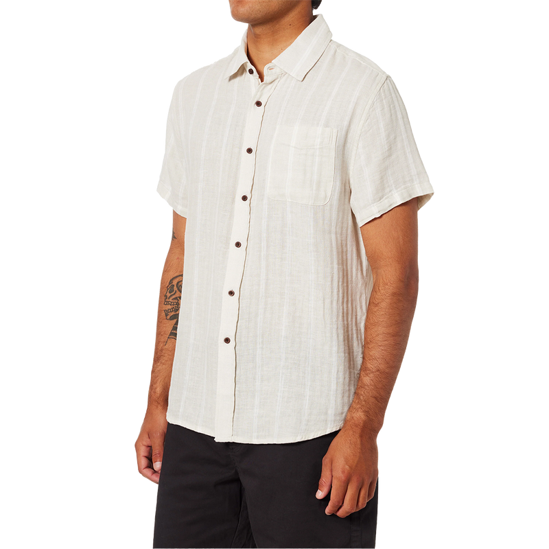Men's Alan Shirt, Katin Alan Shirt in Moon front left