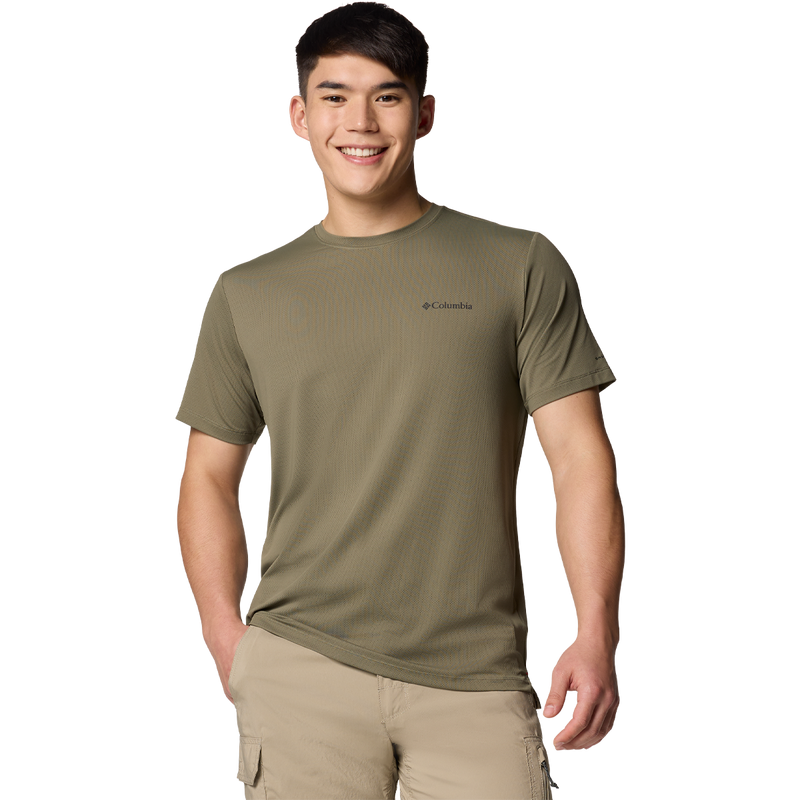 Men's Tech Trail Utility Short Sleeve Crew, Columbia Men's Tech Trail Utility Short Sleeve Crew front