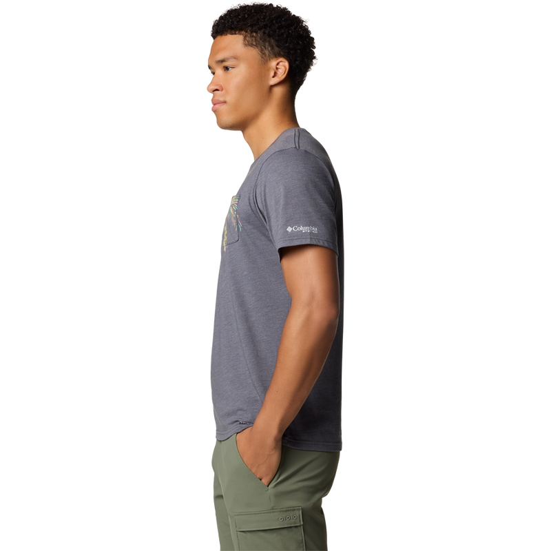 Men's Wild Cast Pocket Tee, Columbia Men's Wild Cast Pocket Tee Side