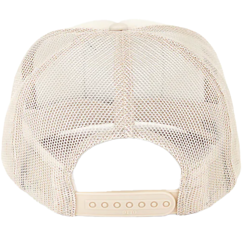 California Stripes Trucker, Friday Feelin California Stripes Trucker in Tan back