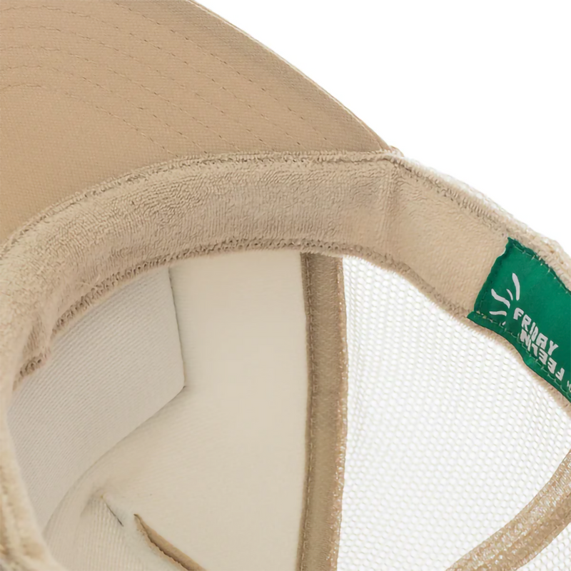 California Stripes Trucker, Friday Feelin California Stripes Trucker in Tan bottom