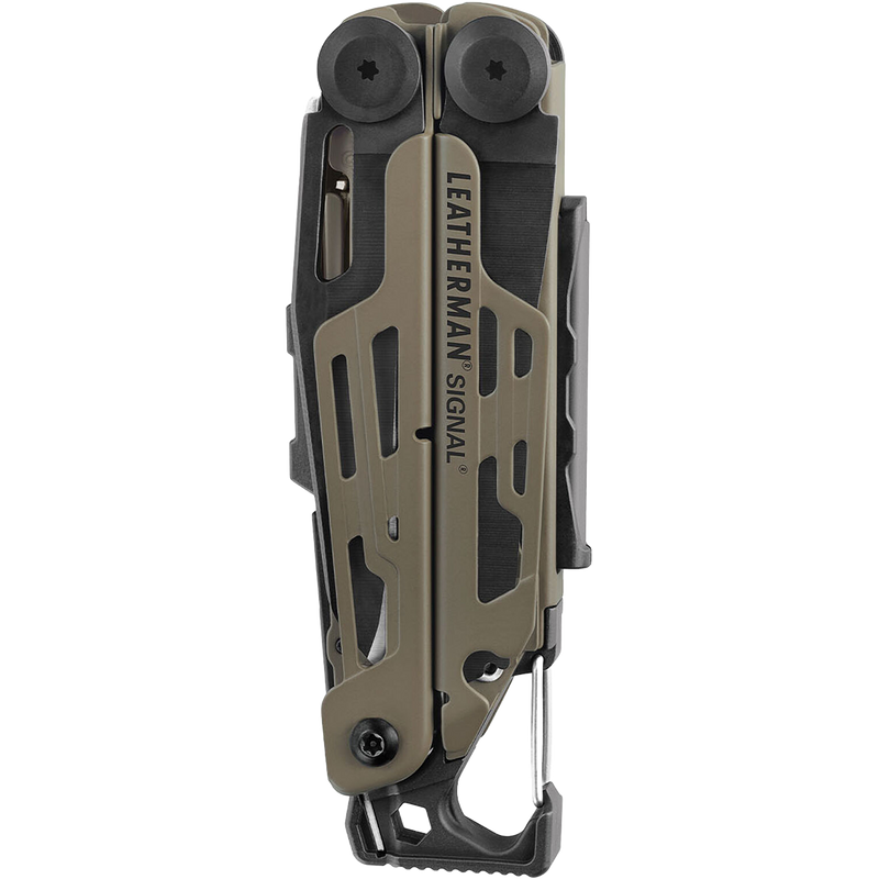 Signal Coyote Tan, Leatherman Signal Coyote Tan closed
