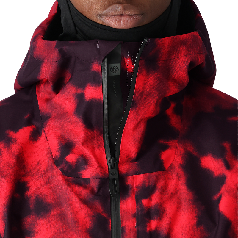 Men's Gateway Jacket, 686 Men's Gateway Jacket in RDNB-Red Nebula zipper