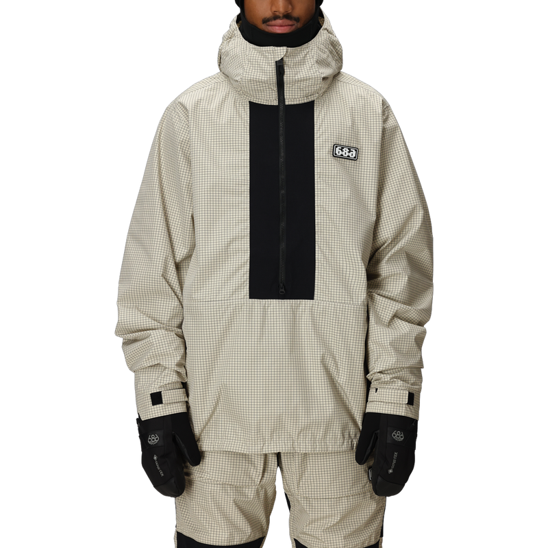 Men's Ghost 2.5L Anorak, 686 Men's Ghost 2.5L Anorak in LMRP-Limestone Ripstop front