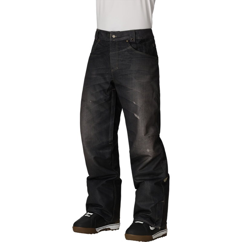 686 Men's Deconstructed Denim Pant in BLKD Black Denim