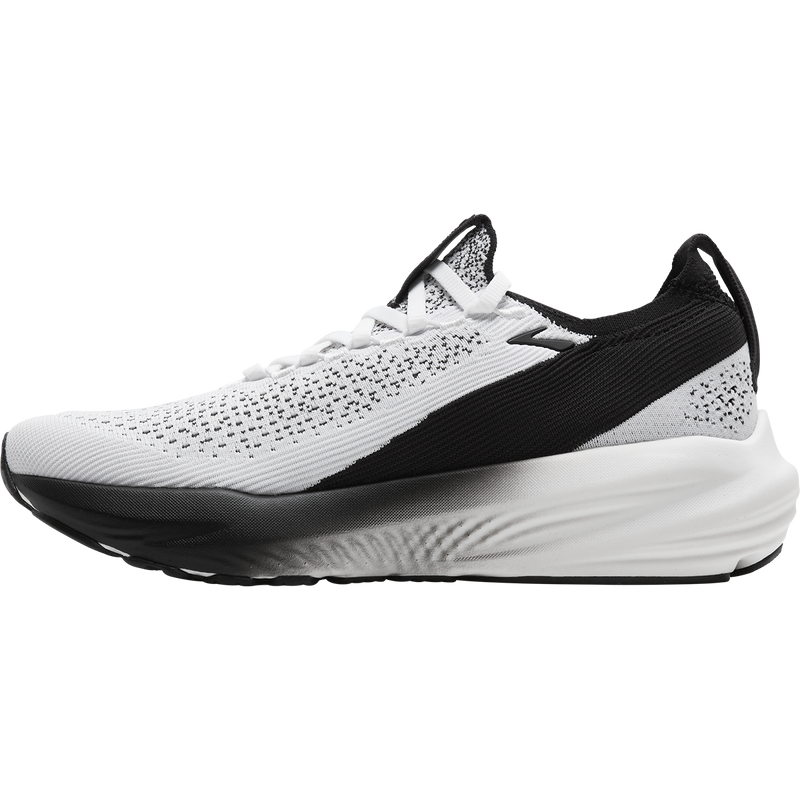 Women's Glycerin StealthFit 22, Brooks Women's Glycerin StealthFit 22 in 135-White/Grey/Black right inside profile