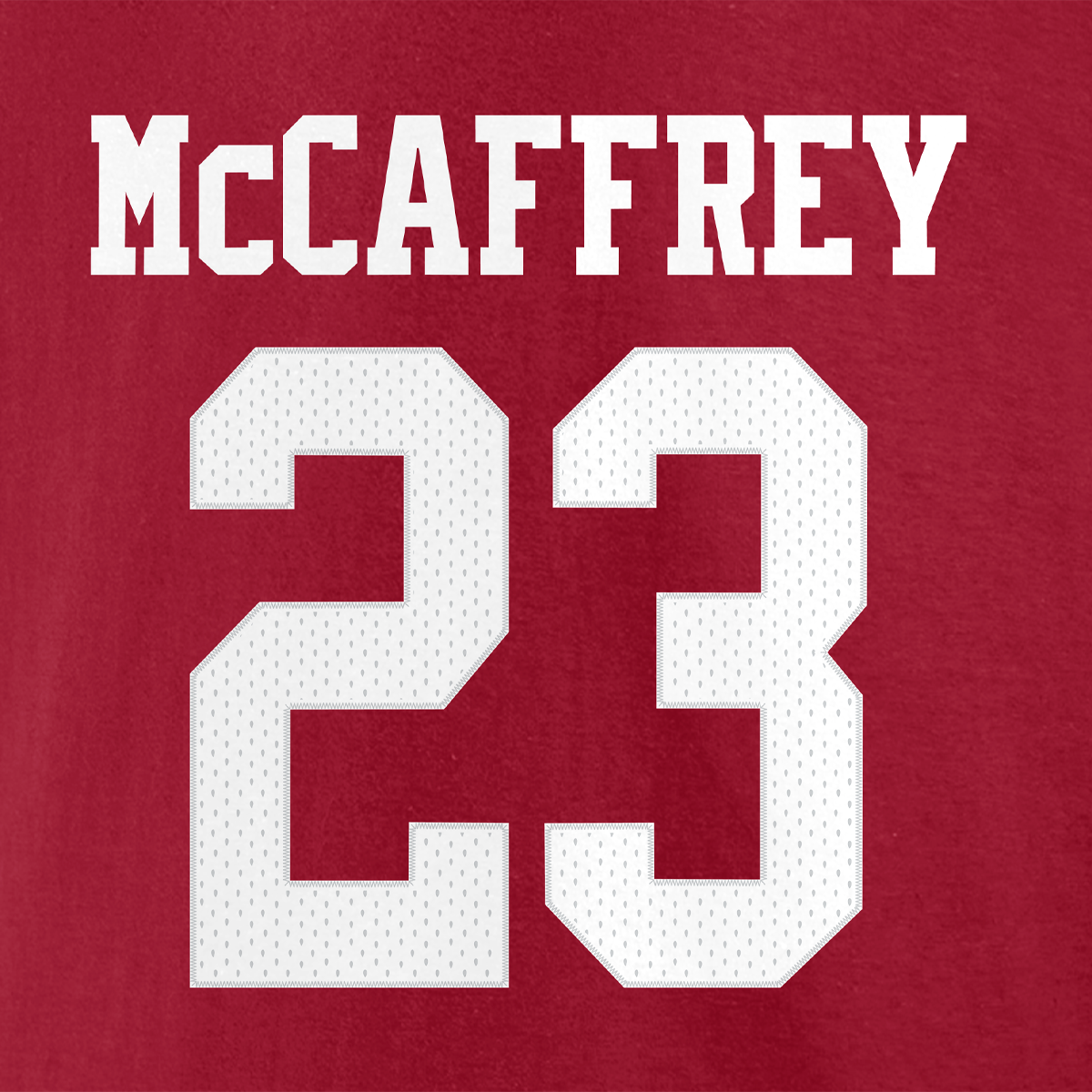 Men's 49ers Player Icon Name and Number Tee - McCaffrey alternate view
