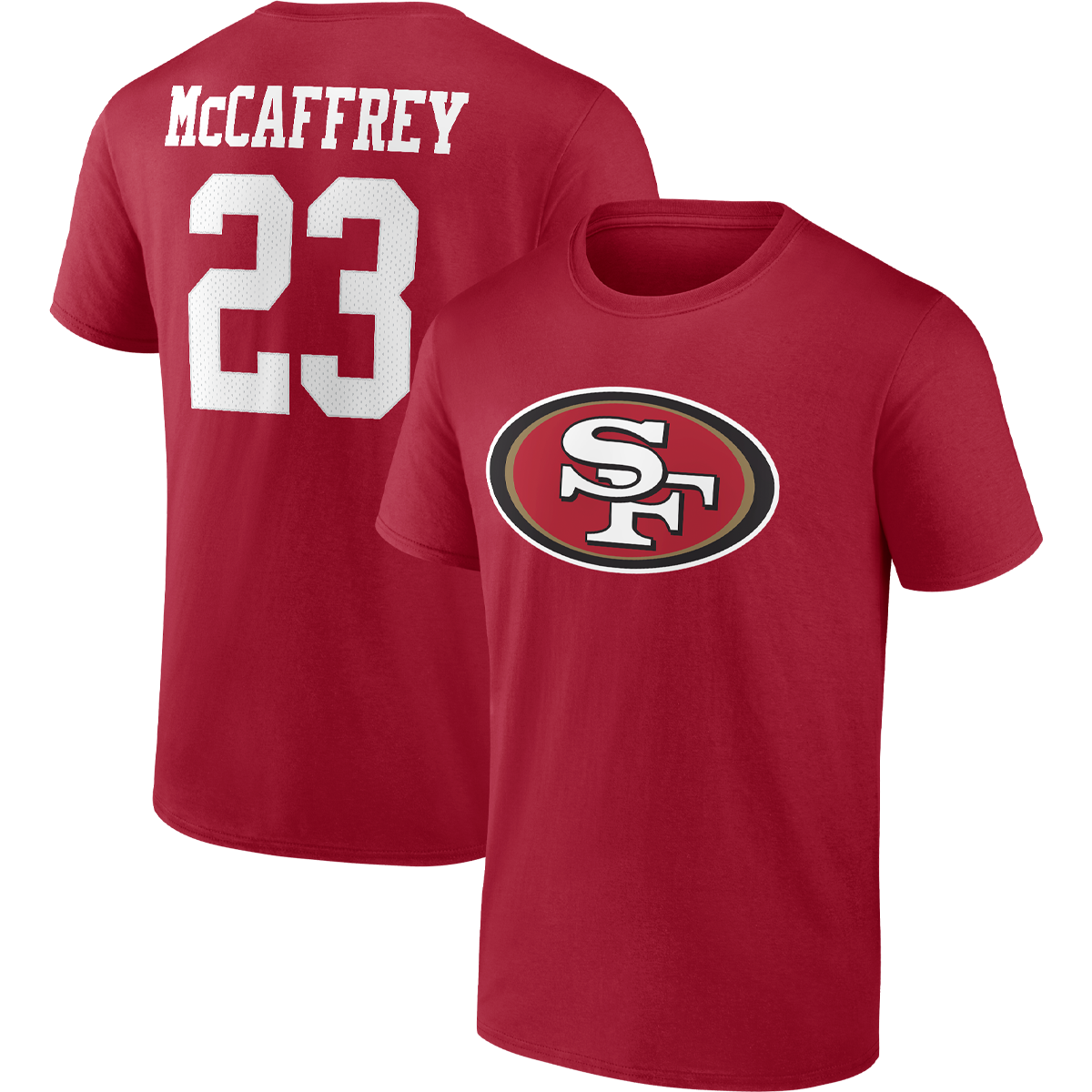 Men's 49ers Player Icon Name and Number Tee - McCaffrey alternate view